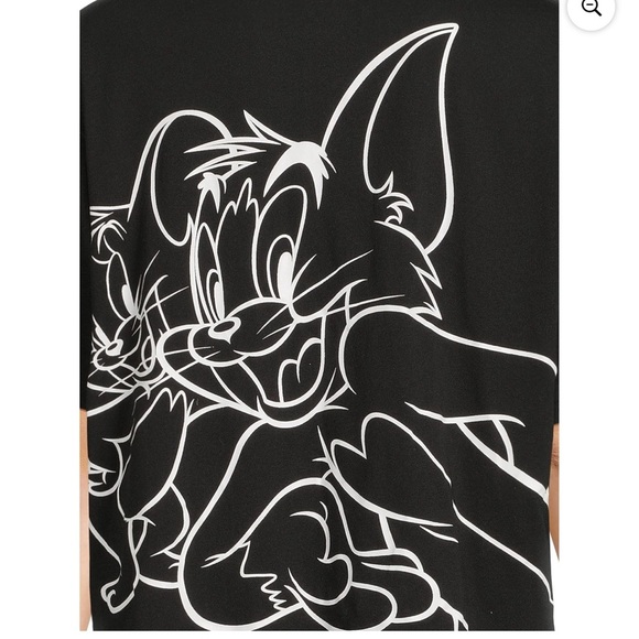 Tom‎ and Jerry Juniors’ Graphic Rubber Patch Tee with Short Sleeves Size S (3-5) - Picture 15 of 15